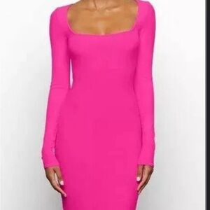 Skims soft lounge long sleeve dress